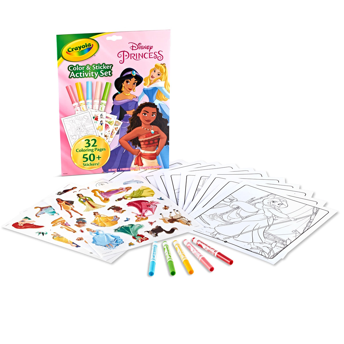 Crayola Colour & Sticker Activity Set - Disney Princess