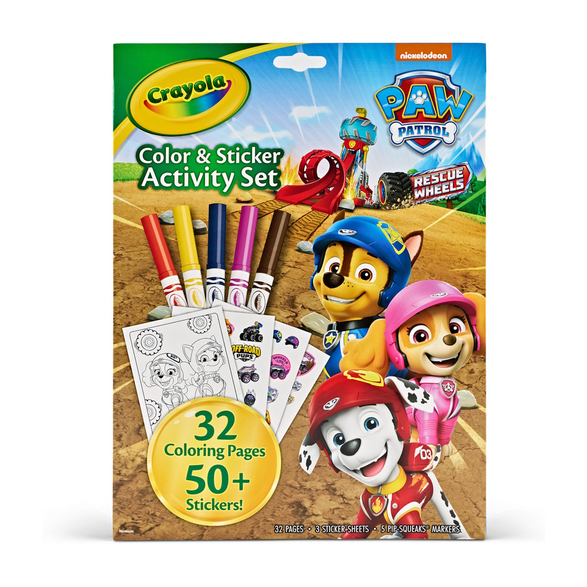 Crayola Colour & Sticker Activity Set - Paw Patrol