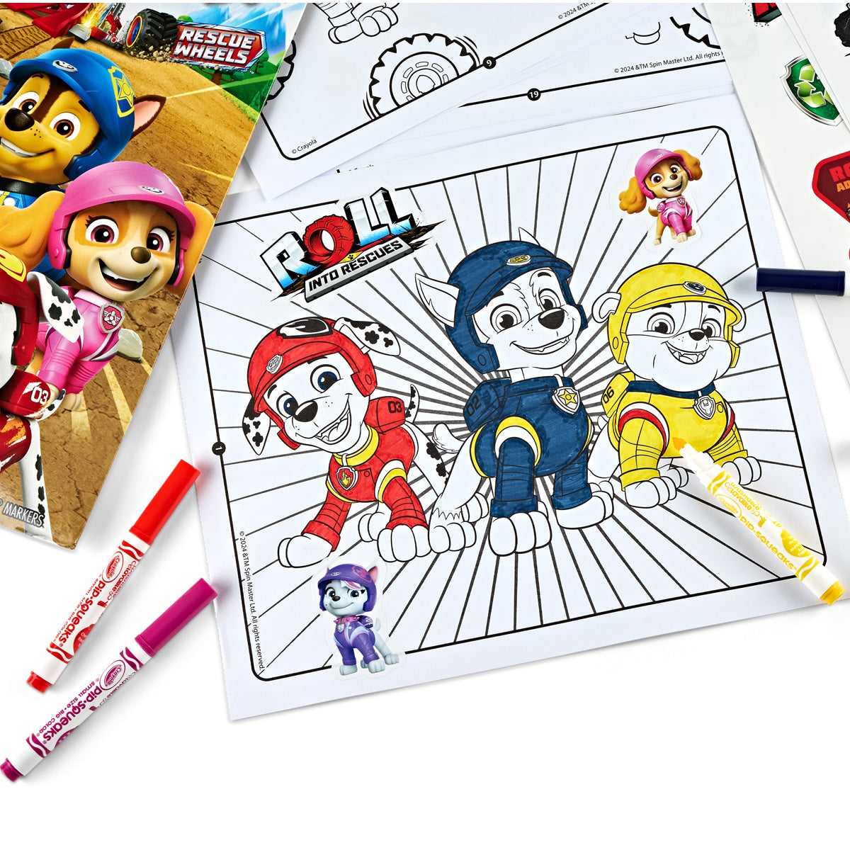 Crayola Colour & Sticker Activity Set - Paw Patrol