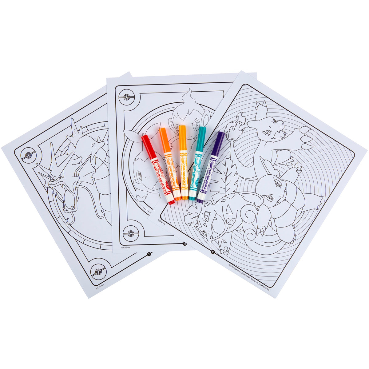 Crayola Colour & Sticker Activity Set - Pokemon