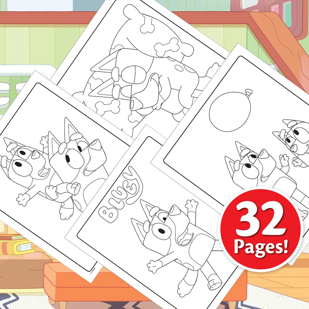 Crayola Colour & Sticker - Bluey