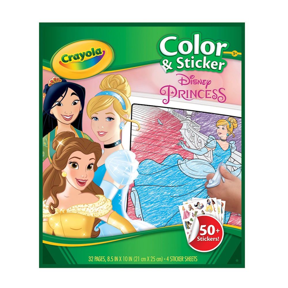 Crayola Colour & Sticker - Disney Princess