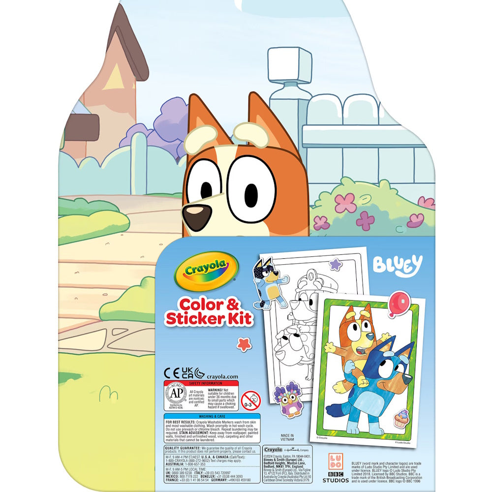 Crayola Colour & Sticker Kit - Bluey