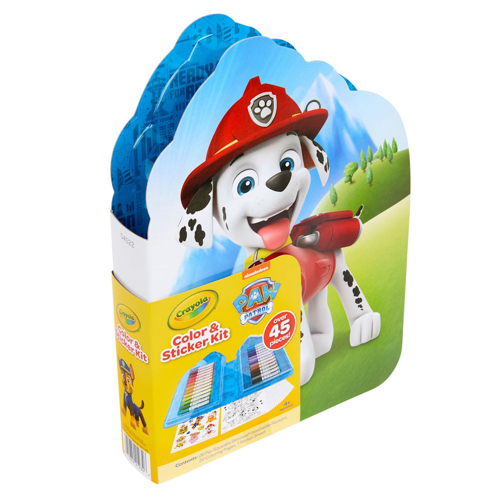 Crayola Colour & Sticker Kit - Paw Patrol