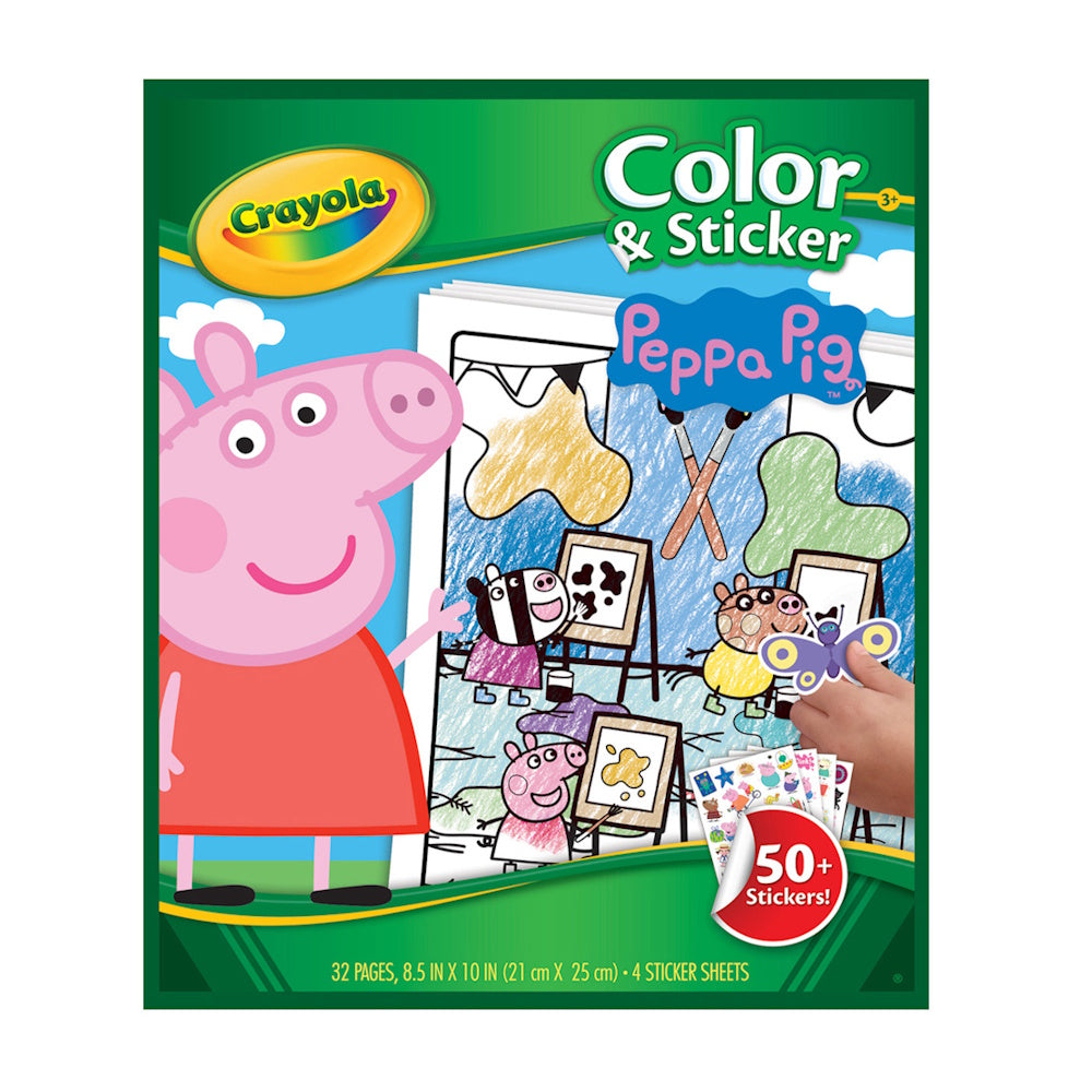 Crayola Colour & Sticker - Peppa Pig