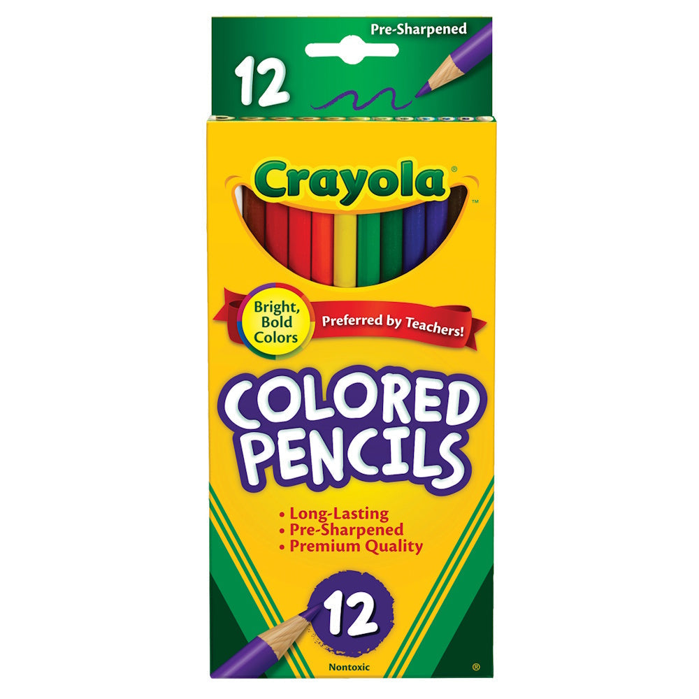 Crayola Coloured Pencils Full-Size 12pk