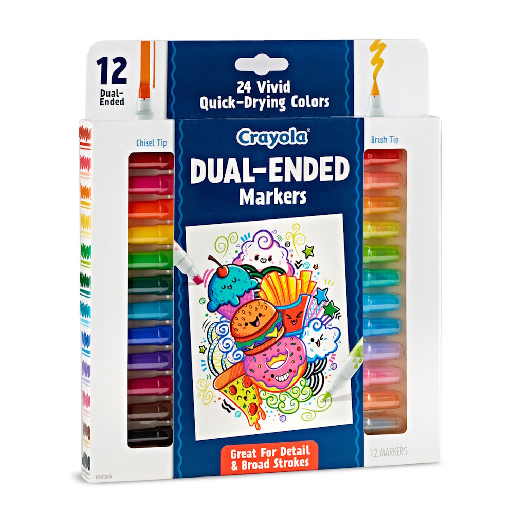 Crayola Dual-Ended Markers 12pk