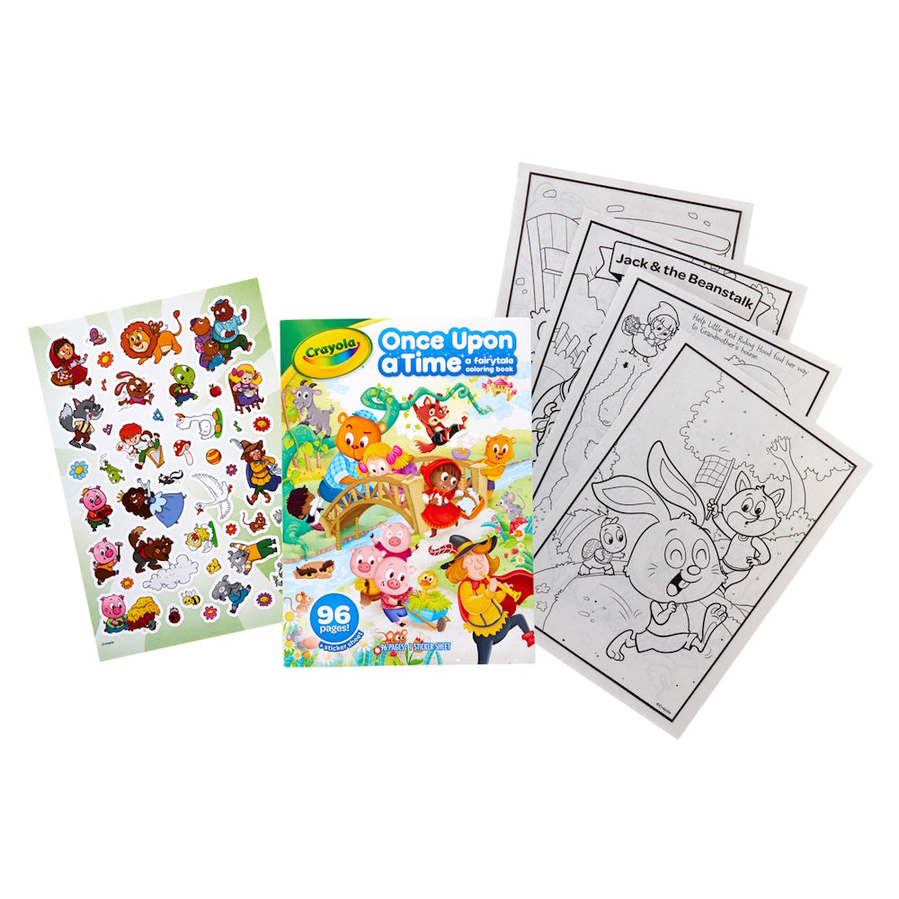 Crayola Fairytale Colouring Book 96 Pages