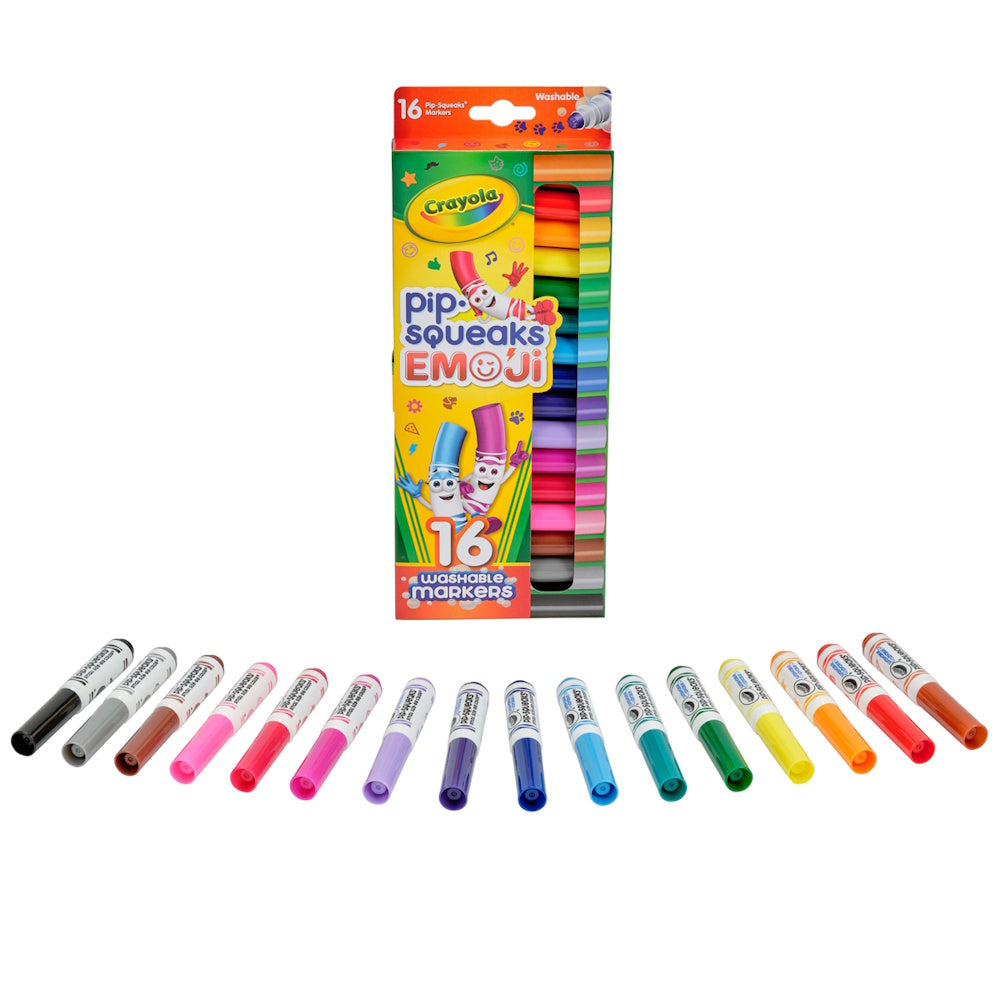 Crayola PipSqueaks Emoji Washable Markers 16pk
