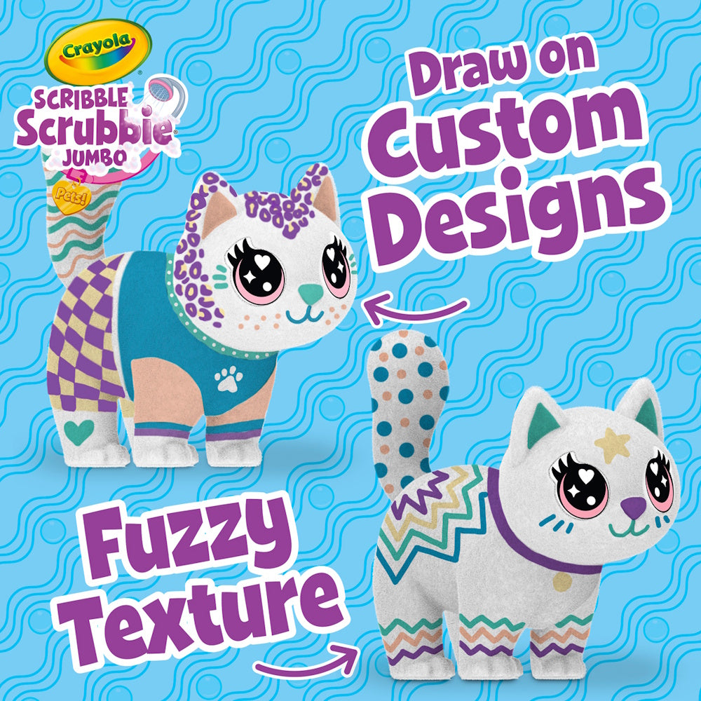 Crayola Scribble Scrubbie Poseable Jumbo Pet - Jenny