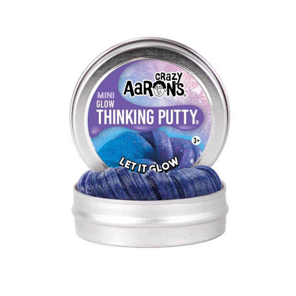 Crazy Aarons Mini Glow Thinking Putty - Let it Glow