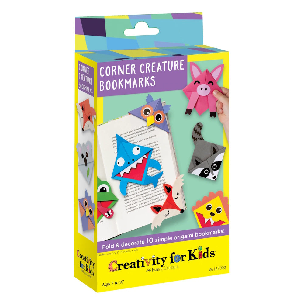 Creativity for Kids Mini Kit - Corner Creature Bookmarks