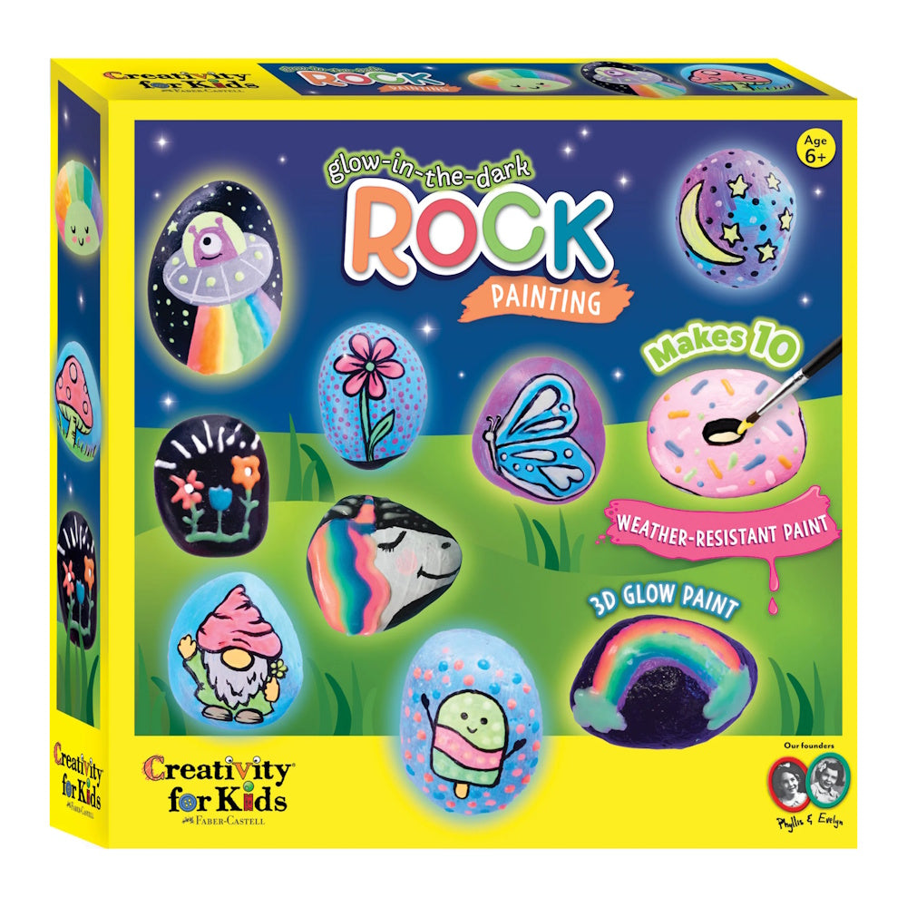 Creativity for Kids Glow in the Dark Rock Painting Kit