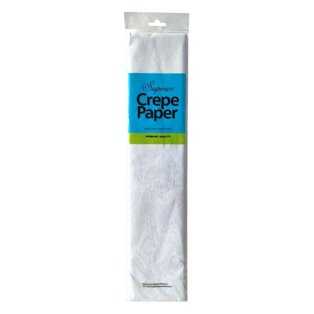 Crepe Paper - White