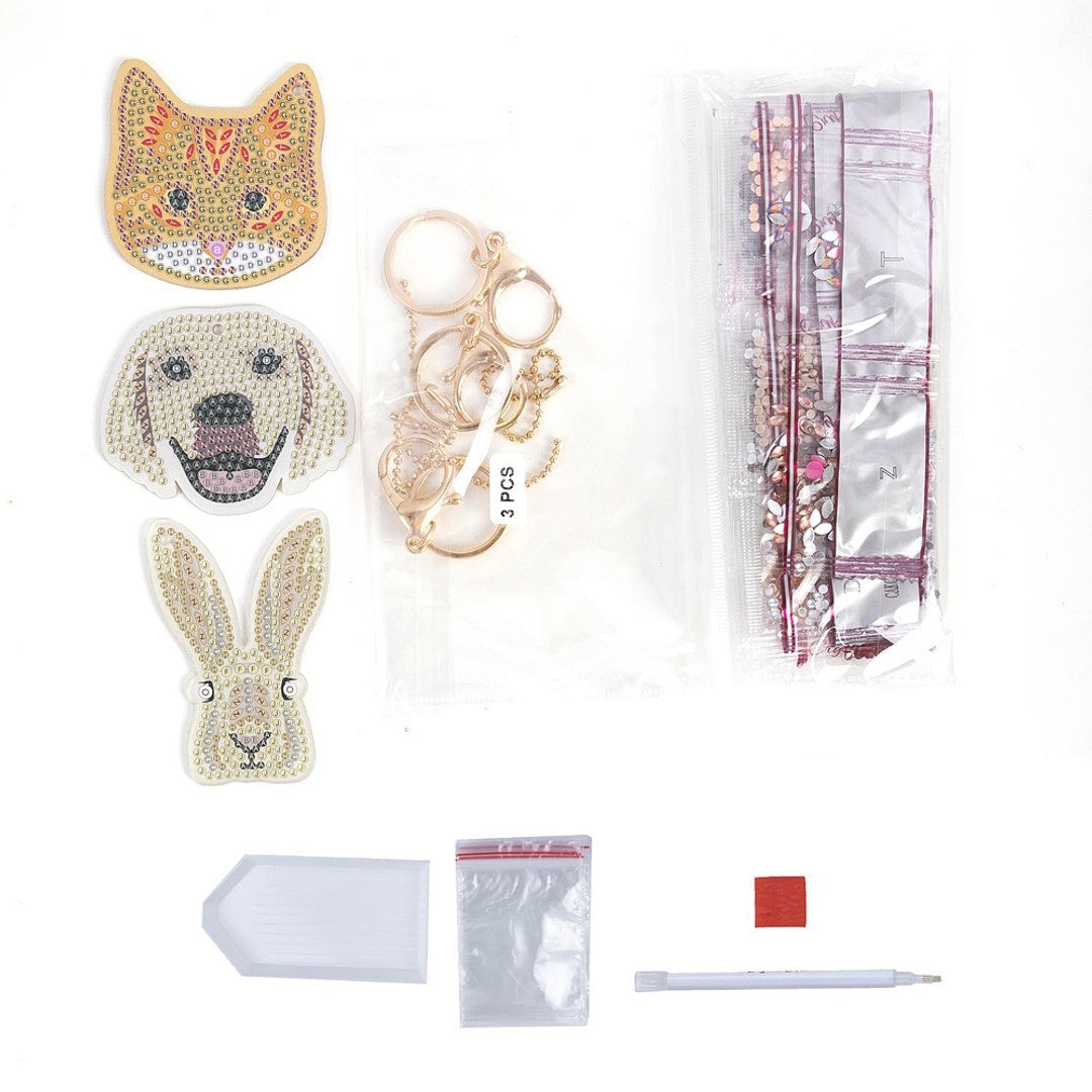 Crystal Art Perfect Pets Keyring Kit