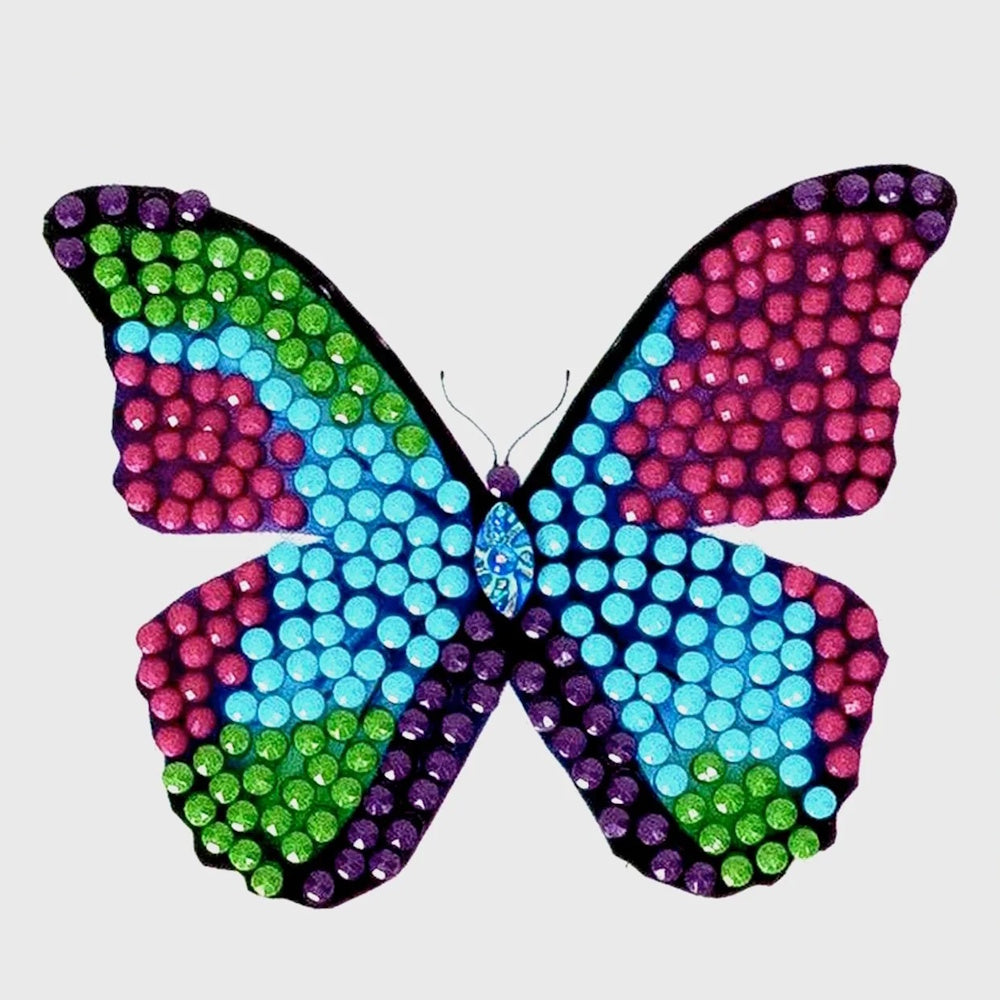 Crystal Art Sticker Kit - Disco Butterfly