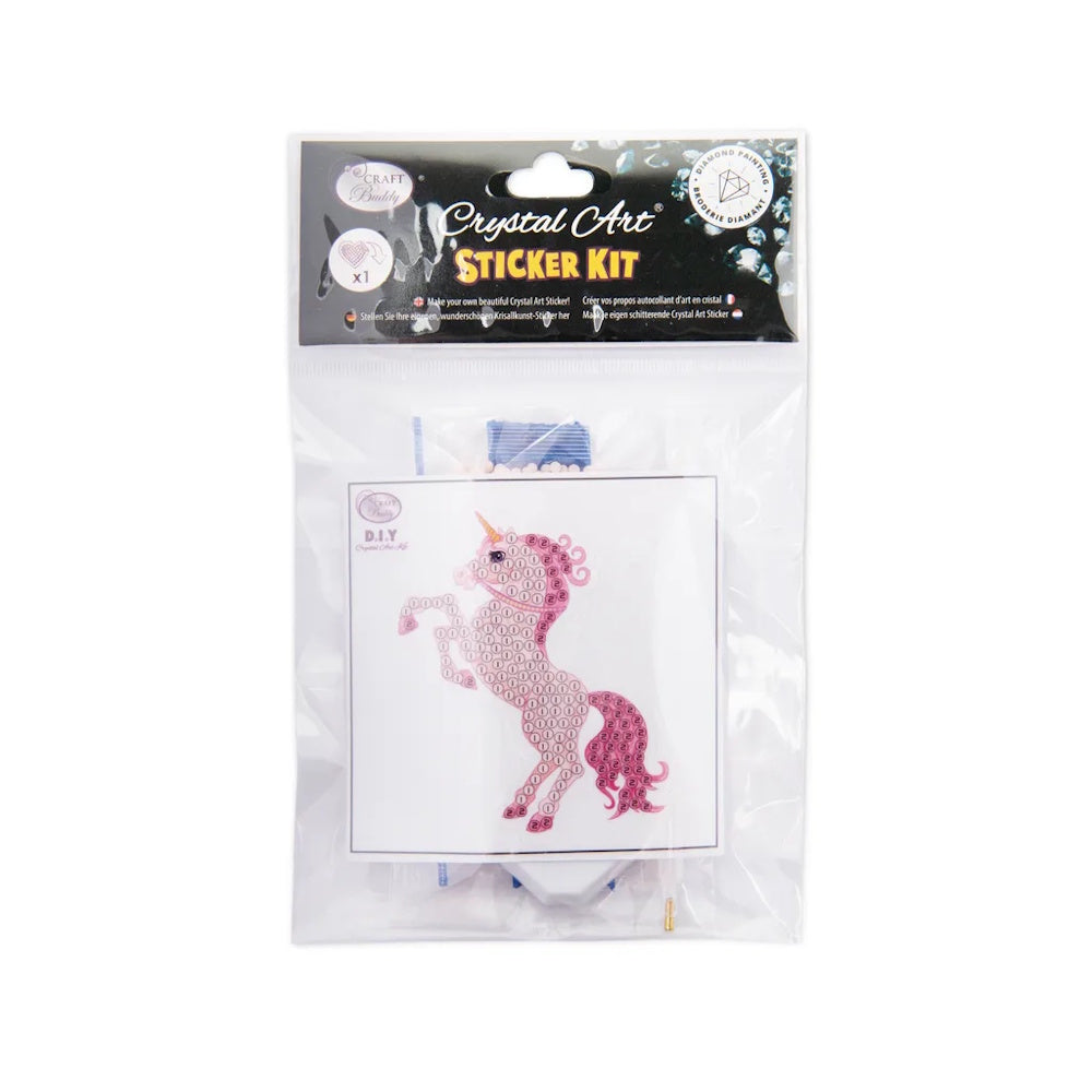 Crystal Art Sticker Kit - Fairytale Unicorn