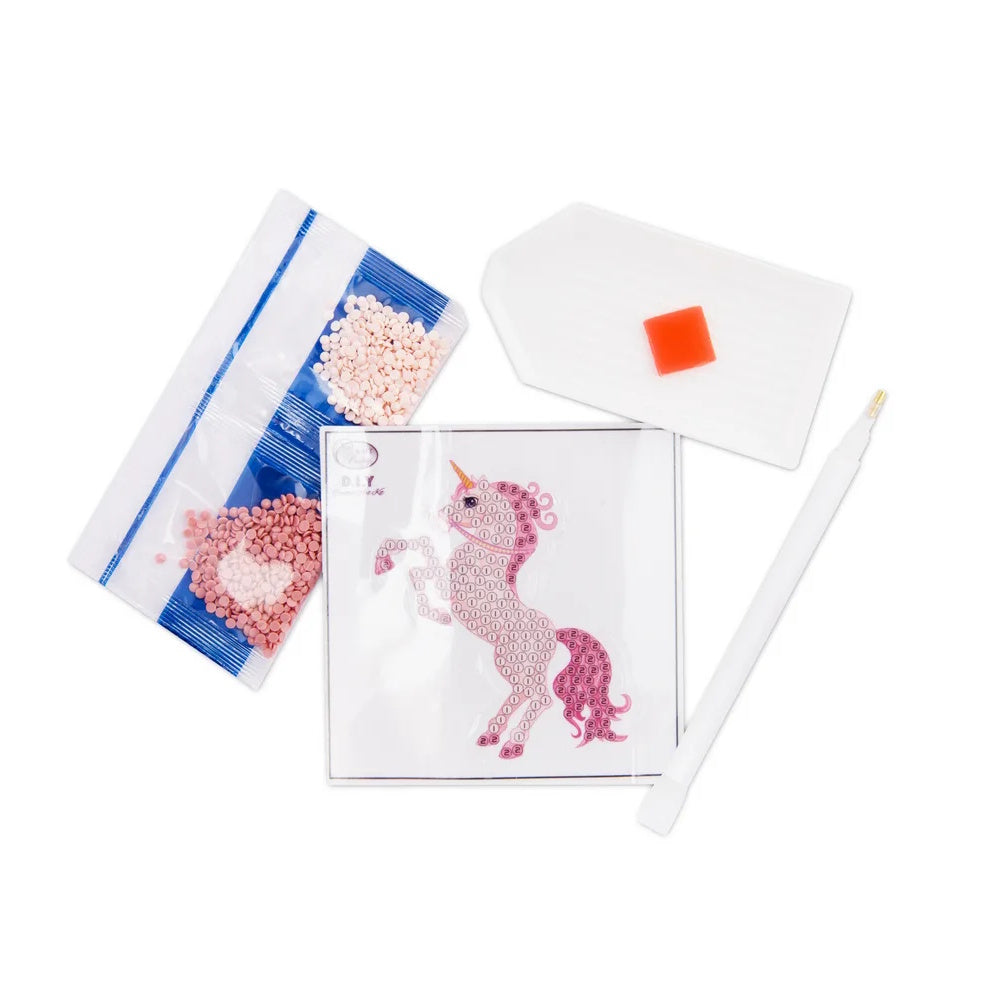 Crystal Art Sticker Kit - Fairytale Unicorn
