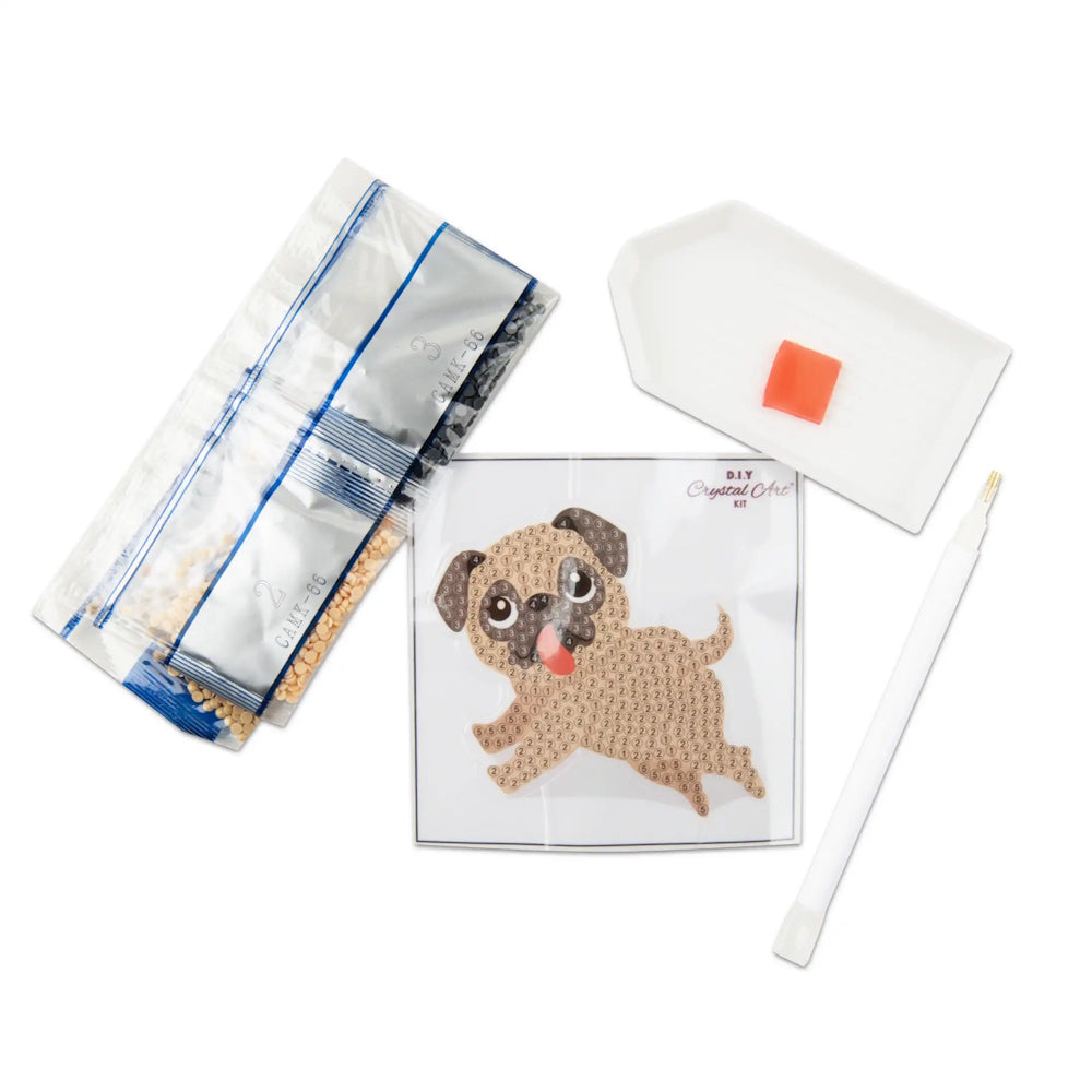 Crystal Art Sticker Kit - Playful Pup