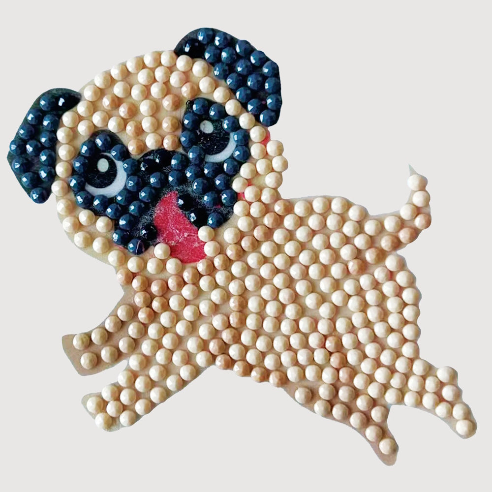 Crystal Art Sticker Kit - Playful Pup