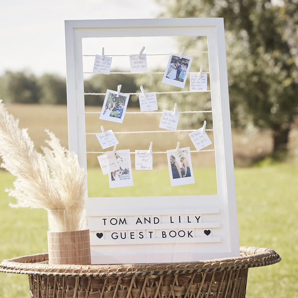 Customisable Wedding Frame Guest Book Alternative