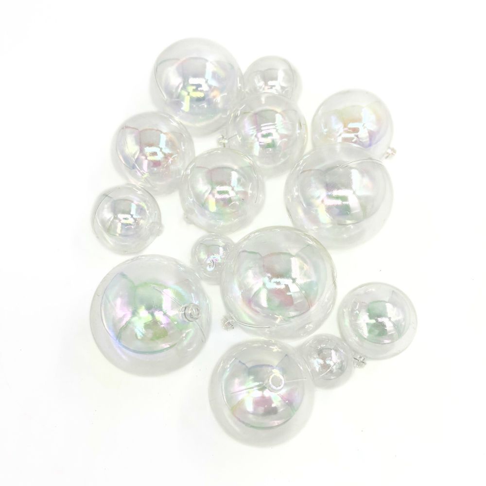 Deco Ball Toppers 20pk - Iridescent