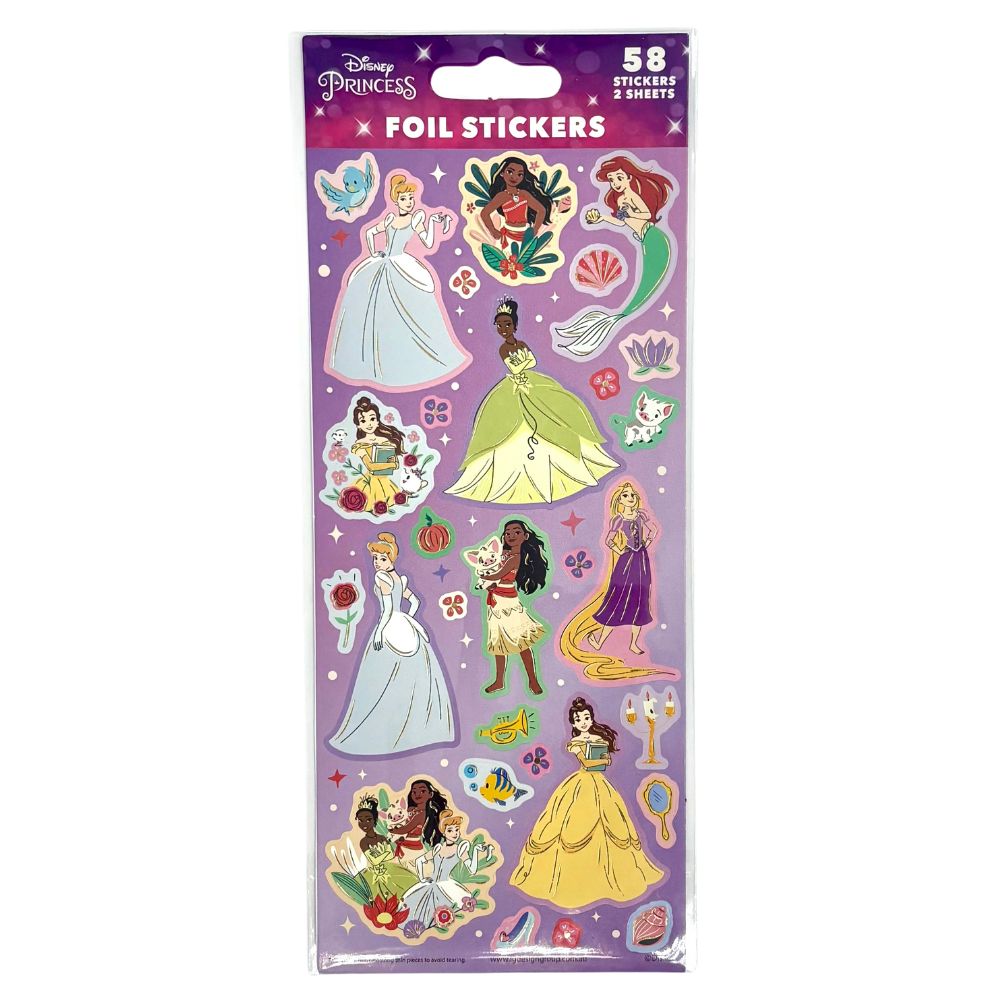 Disney Princess Foil Stickers
