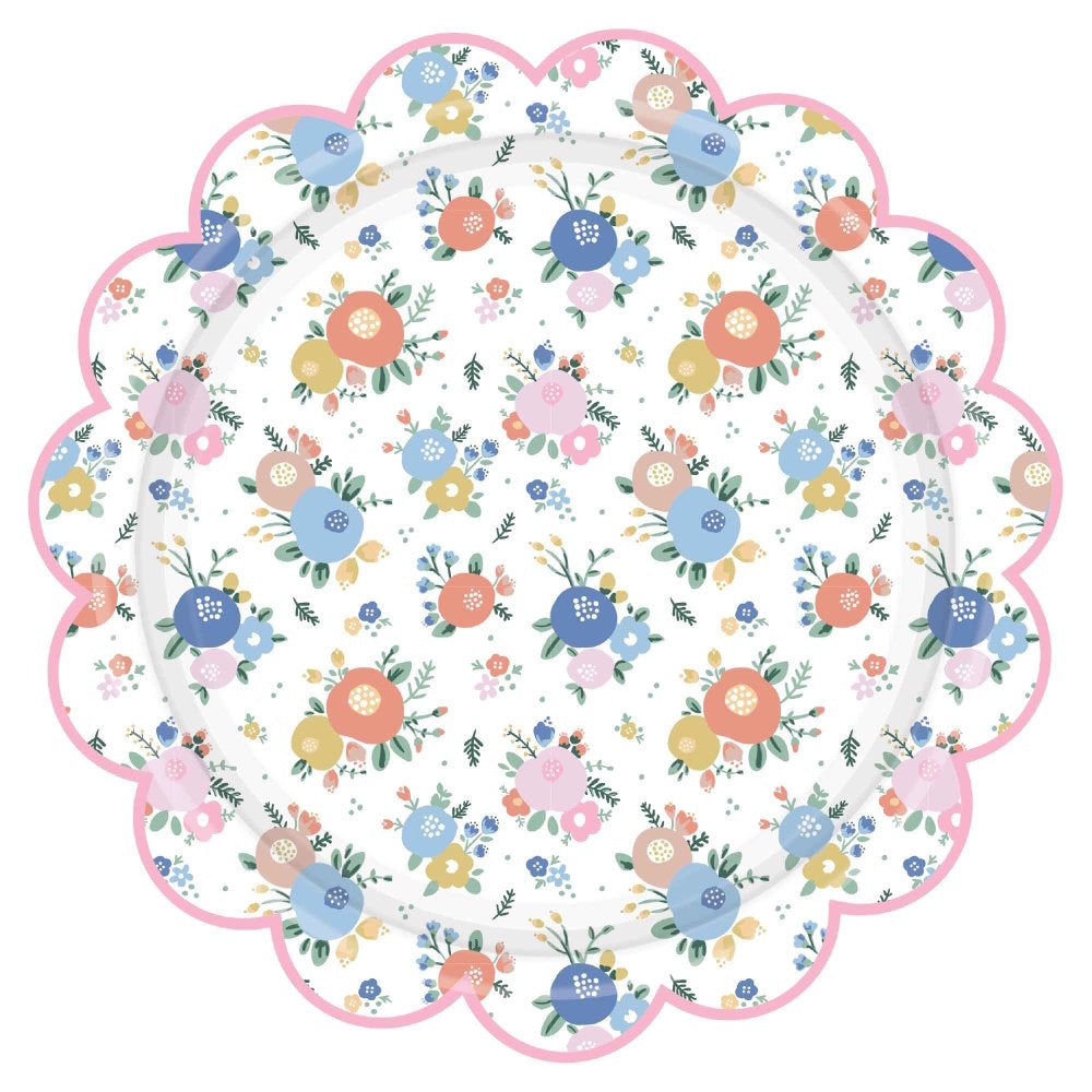 Ditsy High Tea Large Plates 8pk