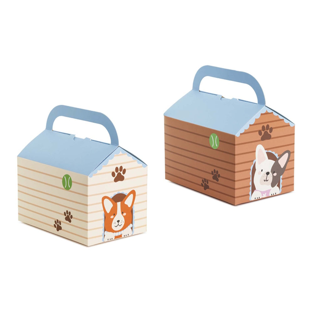 Dog Party Kennel Shaped Cake Boxes 6pk