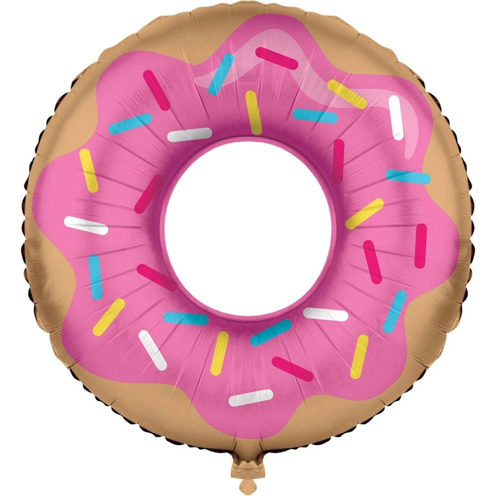 Donut Time Foil Balloon