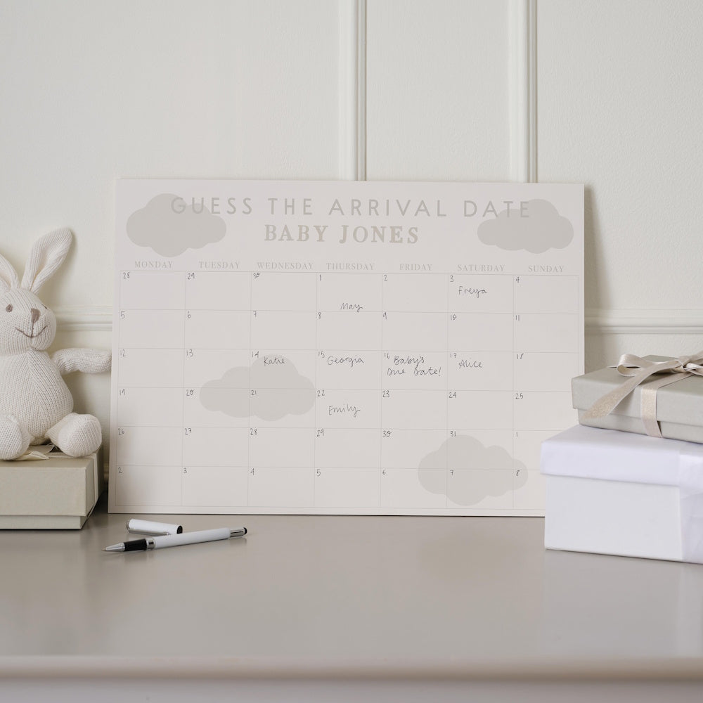 Dream Baby Guess the Arrival Date Baby Shower Game