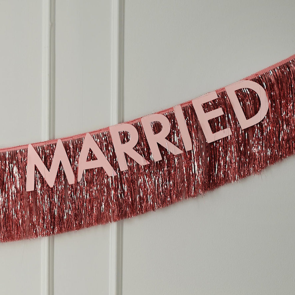 Drunk In Love She's Getting Married Bunting