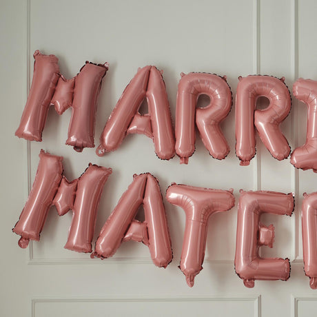 Drunk In Love Marriage Material Balloon Bunting