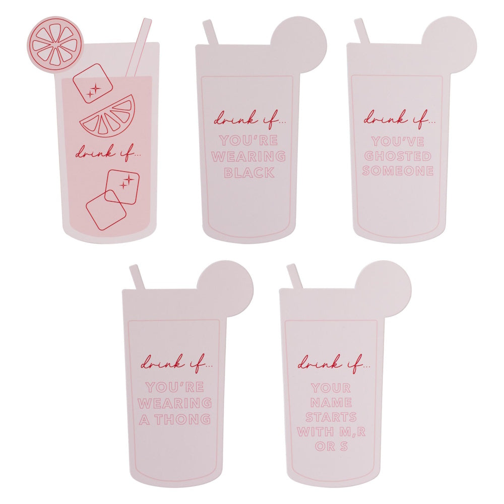 Drunk In Love "Drink If..." Bridal Shower Game