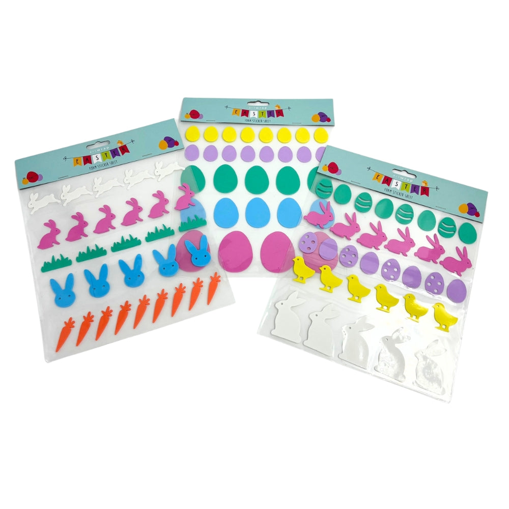 Easter Foam Stickers - Assorted