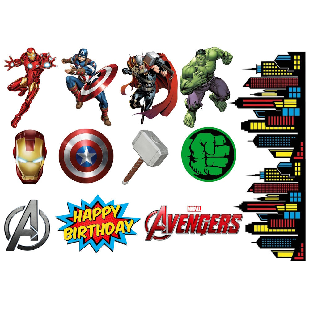 Edible Icing Image - Avengers Icons