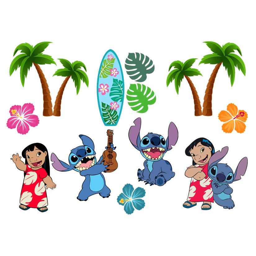 Edible Icing Image - Lilo & Stitch Icons