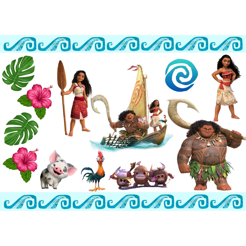 Edible Icing Image - Moana Icons