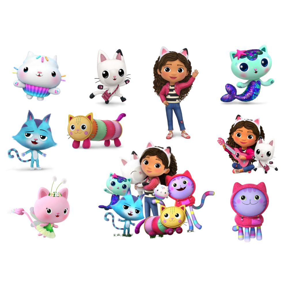 Edible Icing Image - Gabby's Dollhouse Icons