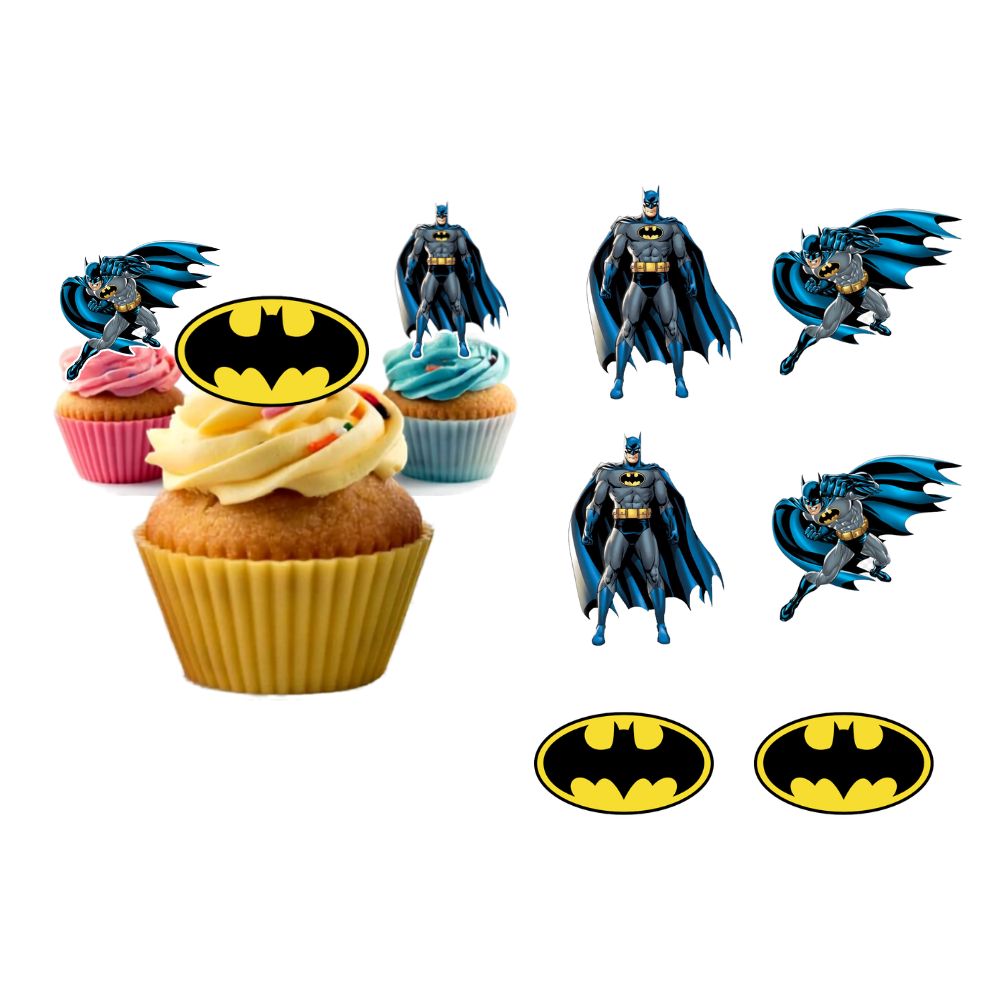 Edible Wafer Toppers - Batman
