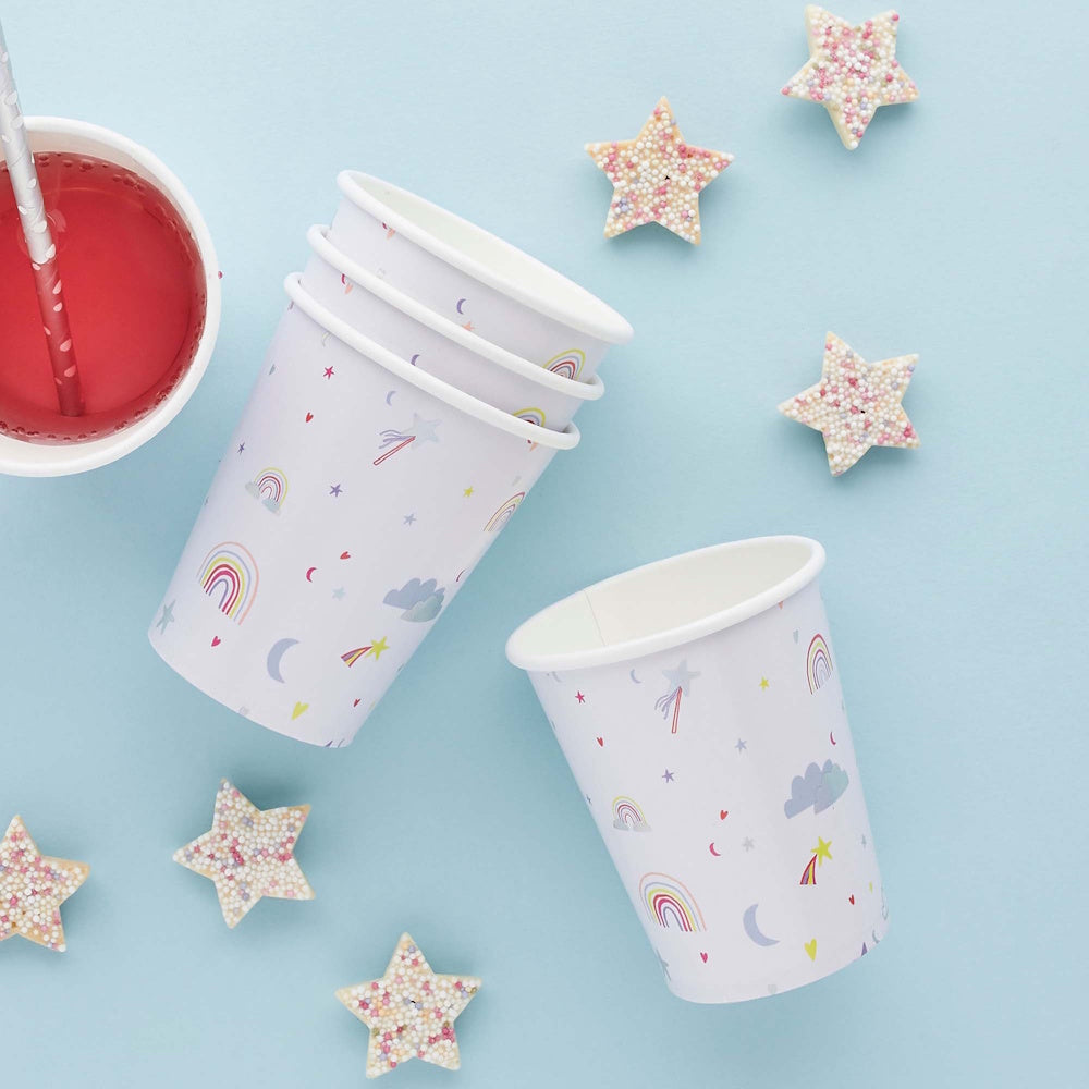 Enchanted Rainbow Cups 8pk