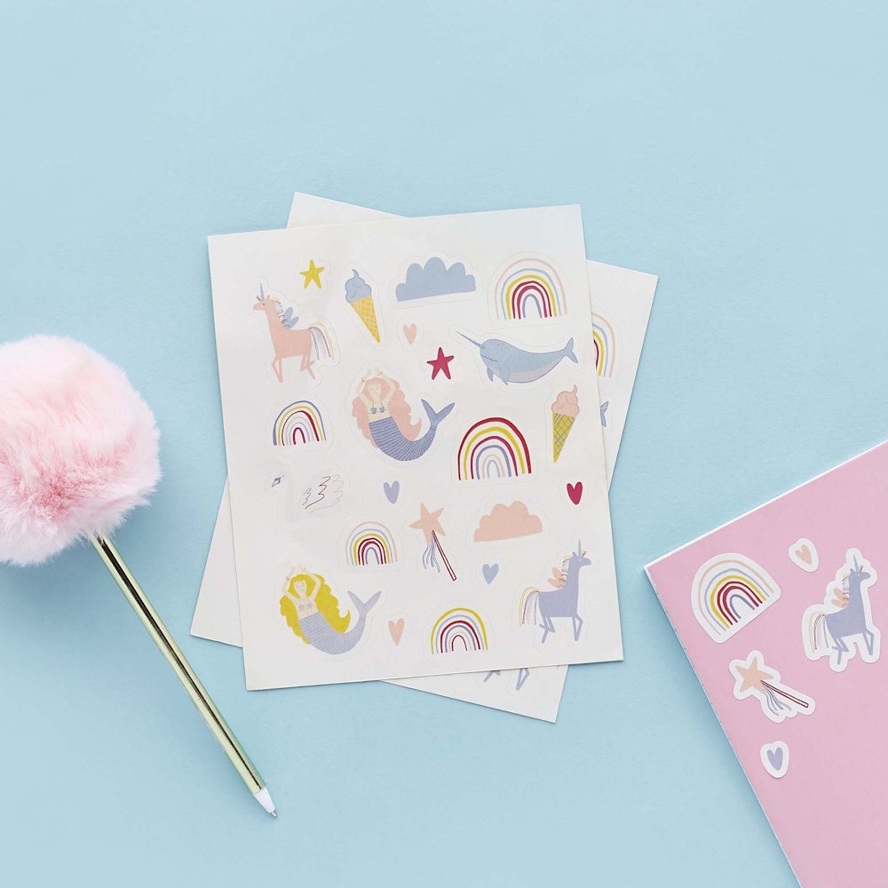 Enchanted Rainbow Sticker Sheets 2pk