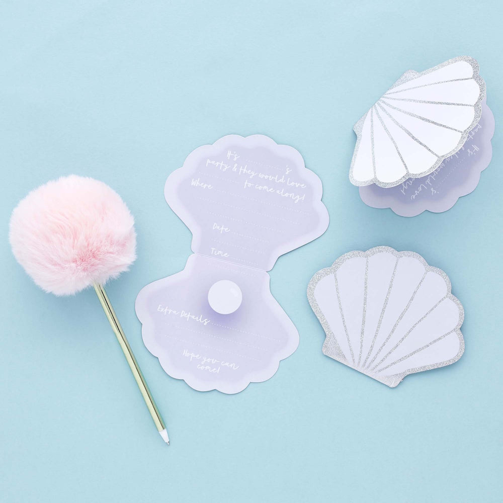 Enchanted Shell Invitations 10pk
