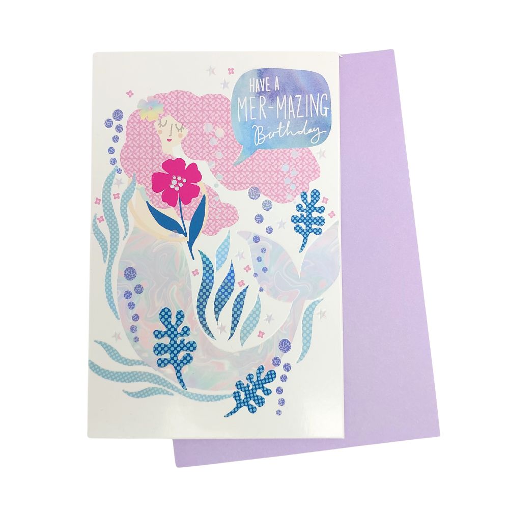 Etheral Mermaid Birthday Card