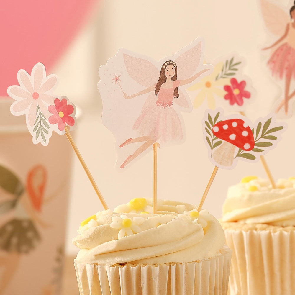 Fairy Garden Cupcake Toppers 12pk