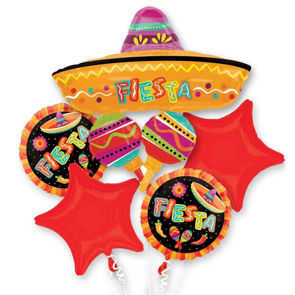 Fiesta Fun Foil Balloon Bouquet