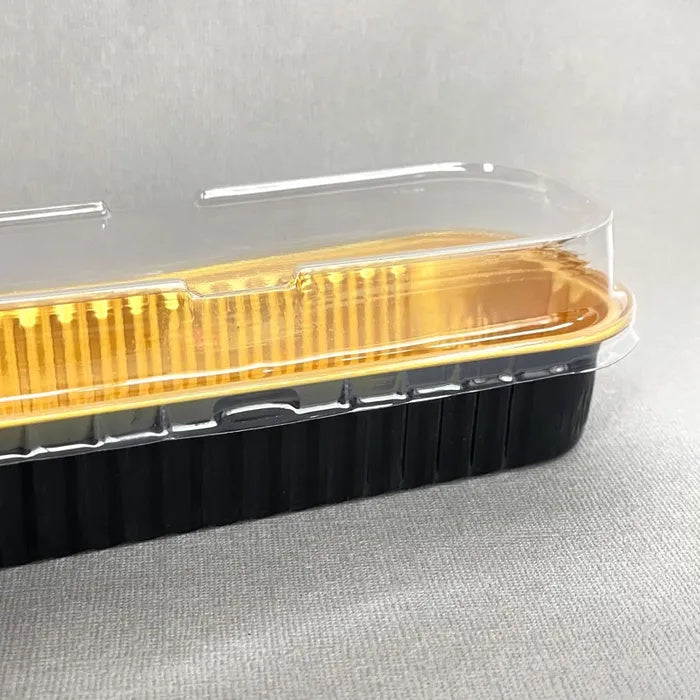 Wish Foil Rectangle Baking Cups (Mini Loaf Pan) 10pk - Black