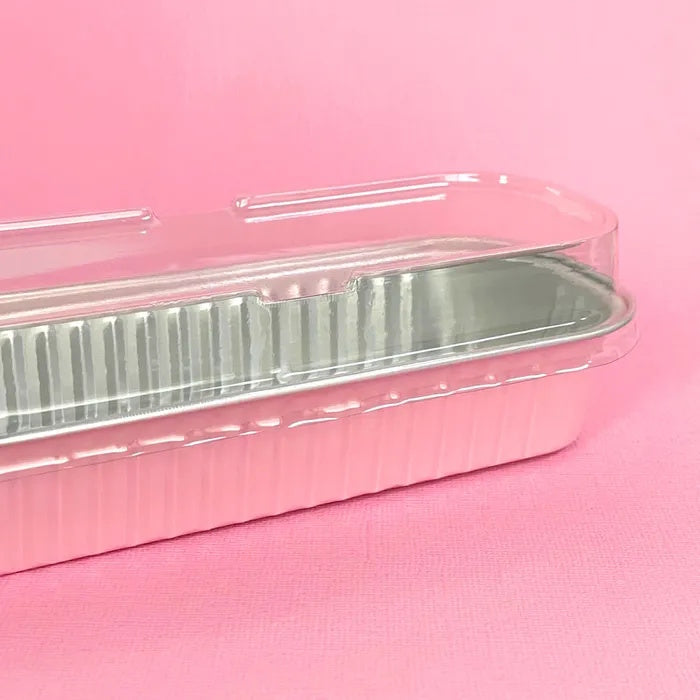 Wish Foil Rectangle Baking Cups (Mini Loaf Pan) 10pk - Light Pink