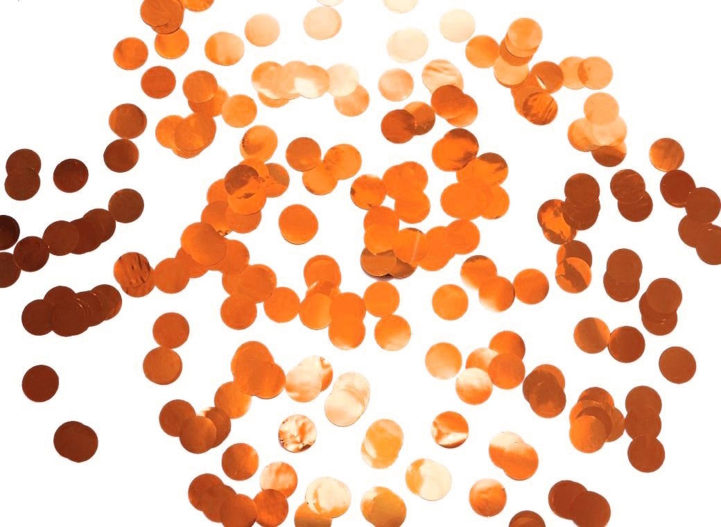 Foil Confetti - Orange