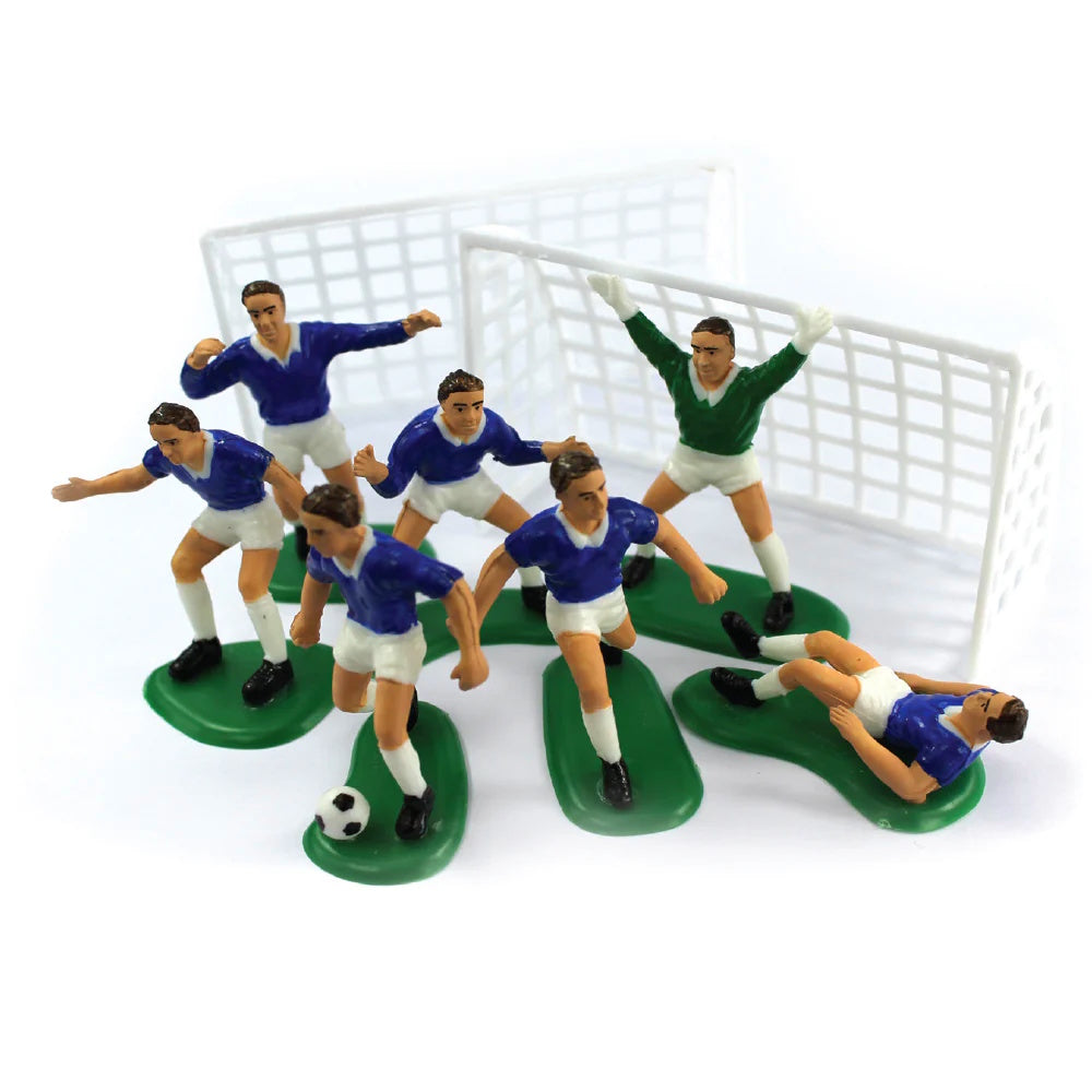 Football Cake Decoration Set - Blue